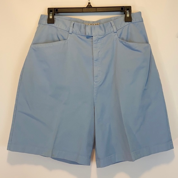 Kate Lord Light Blue Shorts Size 12 - Picture 1 of 4